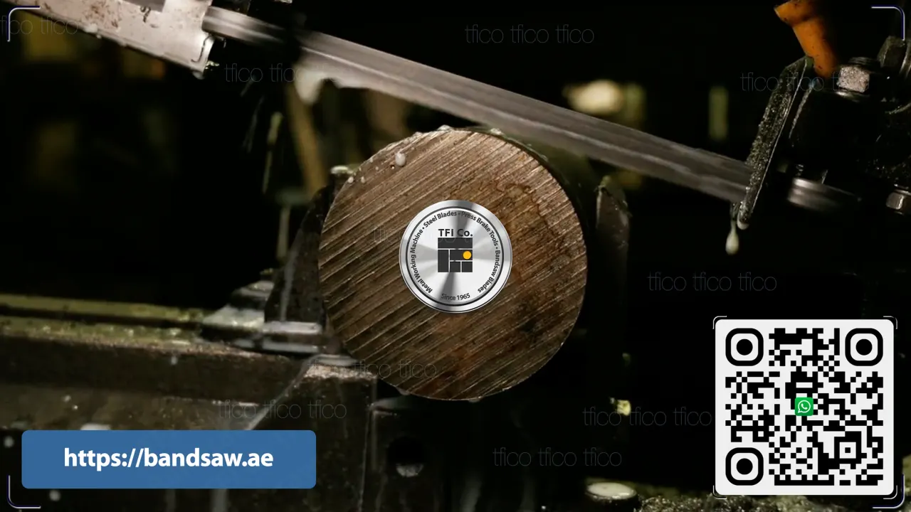 tficobandsaw blade cutting process solid bar